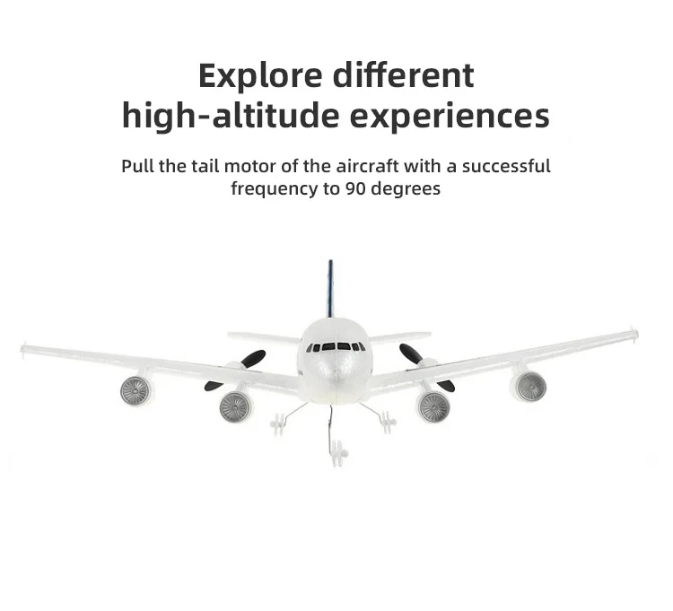 2023 Newest A380 RC Plane 3CH 2.4G EPP Remote Control hine Airplane Fixed-wing RTF new 2025 RC Aircraft Model Kid Outdoor Toy for Boys