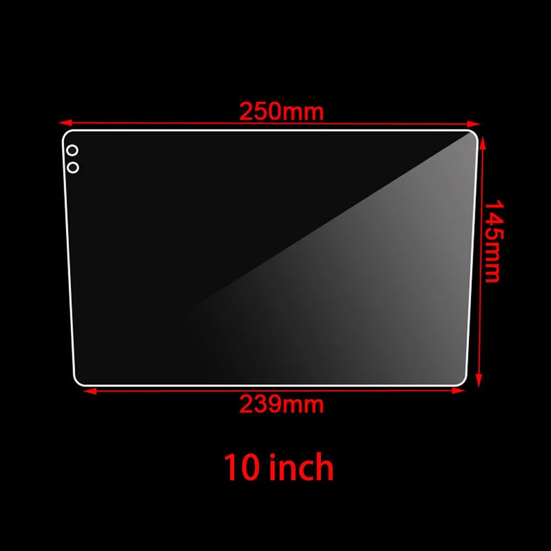 EKIY Car Tempered Glass Protective Film car Sticker for 9 10.1 inch Radio stereo GPS DVD full LCD Touch screen car accessories