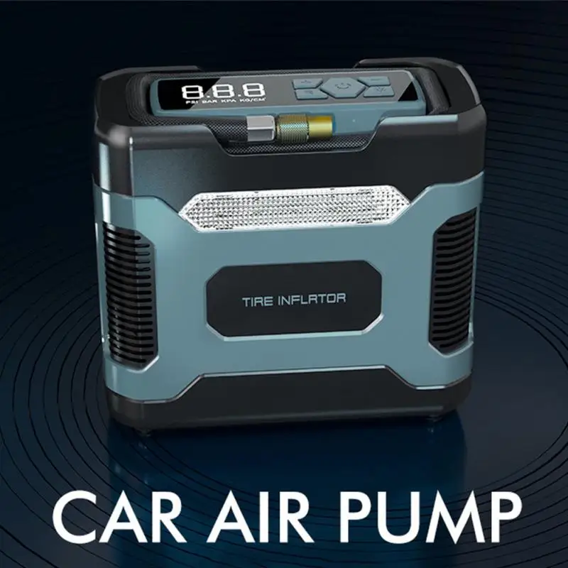 Dual-cylinder 12v Electric Pump Practical Car Air Pump Smart Digital Display Universal Emergency Digital Tire Car Accessories
