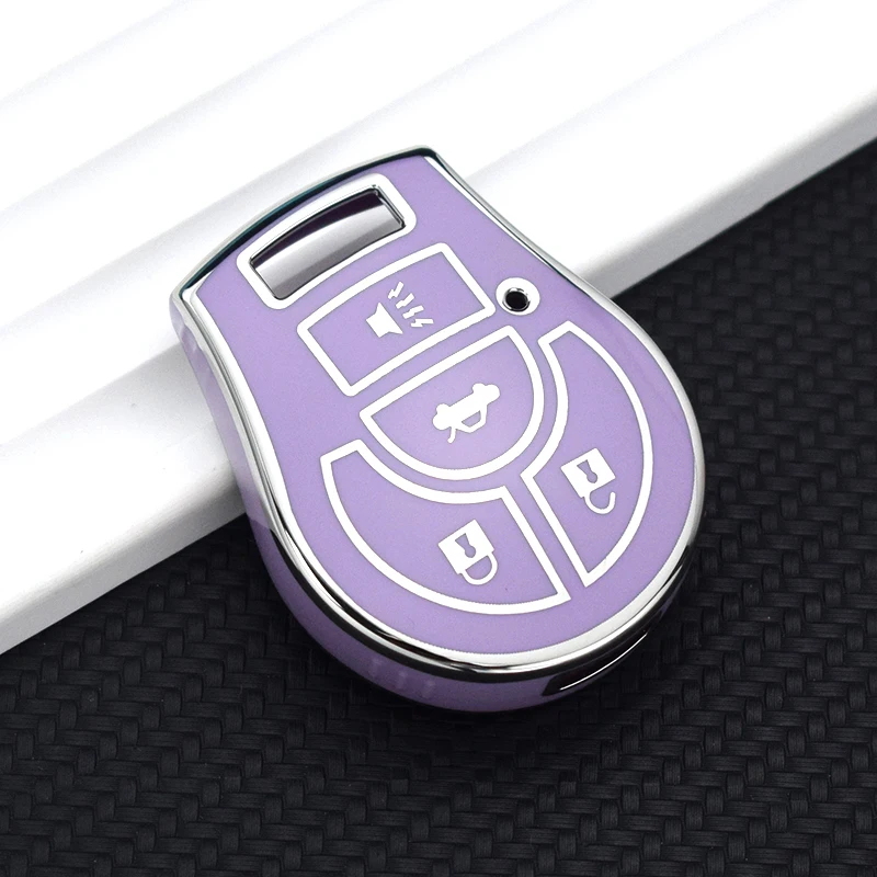 For Nissan Tiida Terrano Cube Pathfinder Rogue 2012 Maxima Altima Sentra Juke Micra Qashqai March 2012 TPU Car Key Case Cover