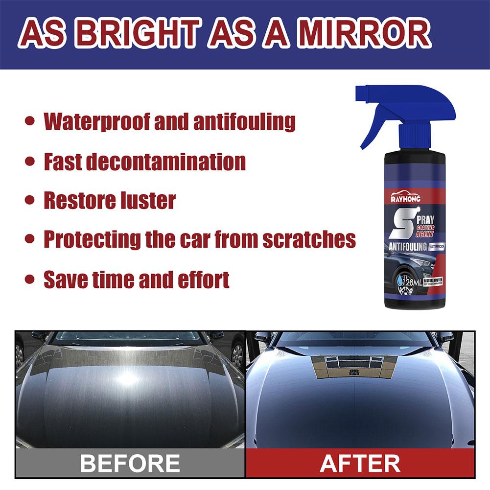 Quick Coat HGKJ S12 Liquid Nano Ceramic Car Coating Auto Paint Polish Wax Spray Hydrophobic Anti Scratch Protect Film Renewal