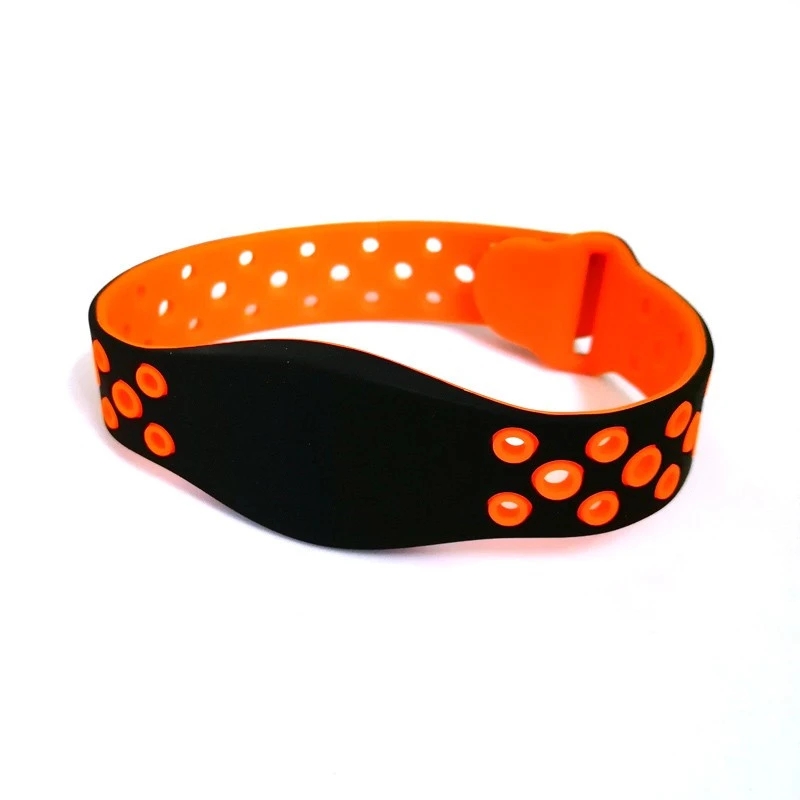 NFC Wristband IC 13.56MHz S50 Silicone Adjustable Bracelet Wrist Band RFID Smart Chip Read Only For Swimming Pool Sauna Door1Pcs