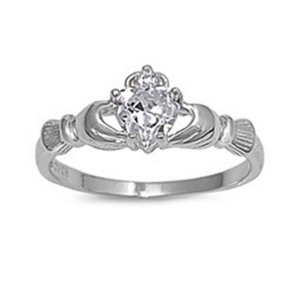 Women Wedding Band Hollow Noble Copper 2025 Engagement Ring Holding new Heart Jewelry Accessaries