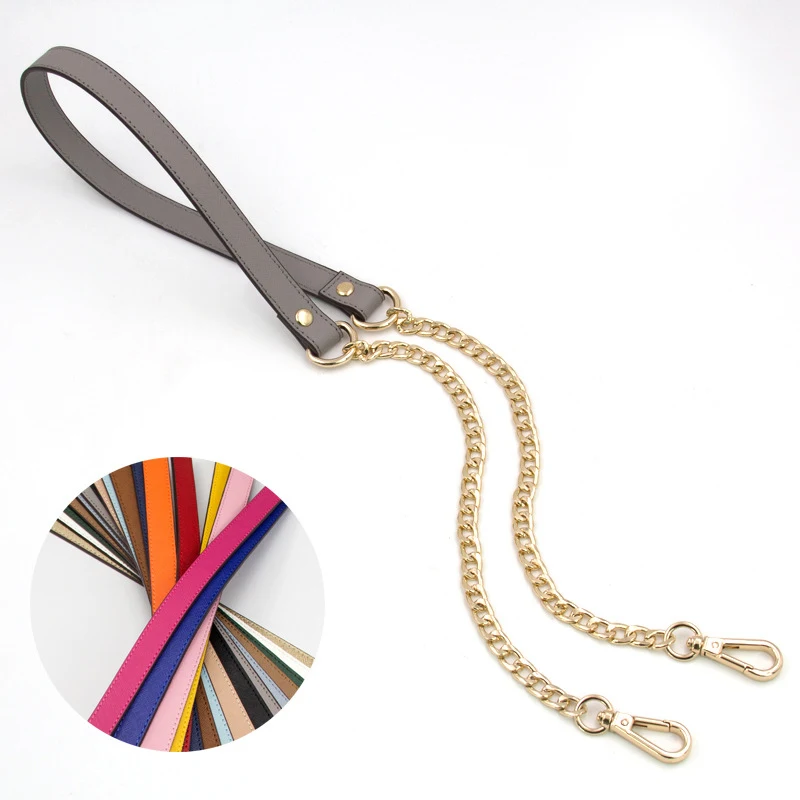 Cross Pattern Chains Strap Handbag Handles Shoulder Straps Luxury Design Gold Bag Chain Strap Replacement Leather Bags Straps
