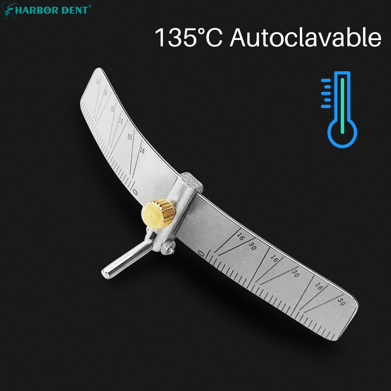 Dental Implant 2025 Locating Guide with Scale new Angle 3 Rulers Set High Temperature Sterilizable Bendable Planting Positioning Locator