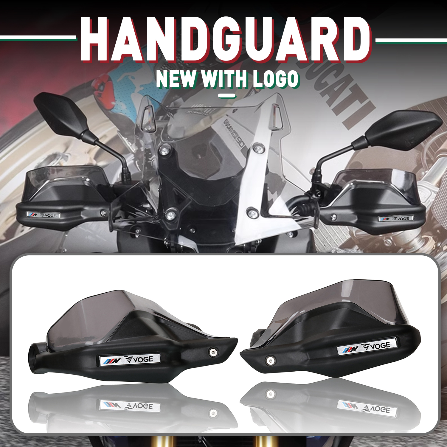 NEW SR 4 MAX Guard Motorcycle Handguards For Loncin VOGE SR4 MAX SR4MAX handlebar Hand Guards Protectors Accessories