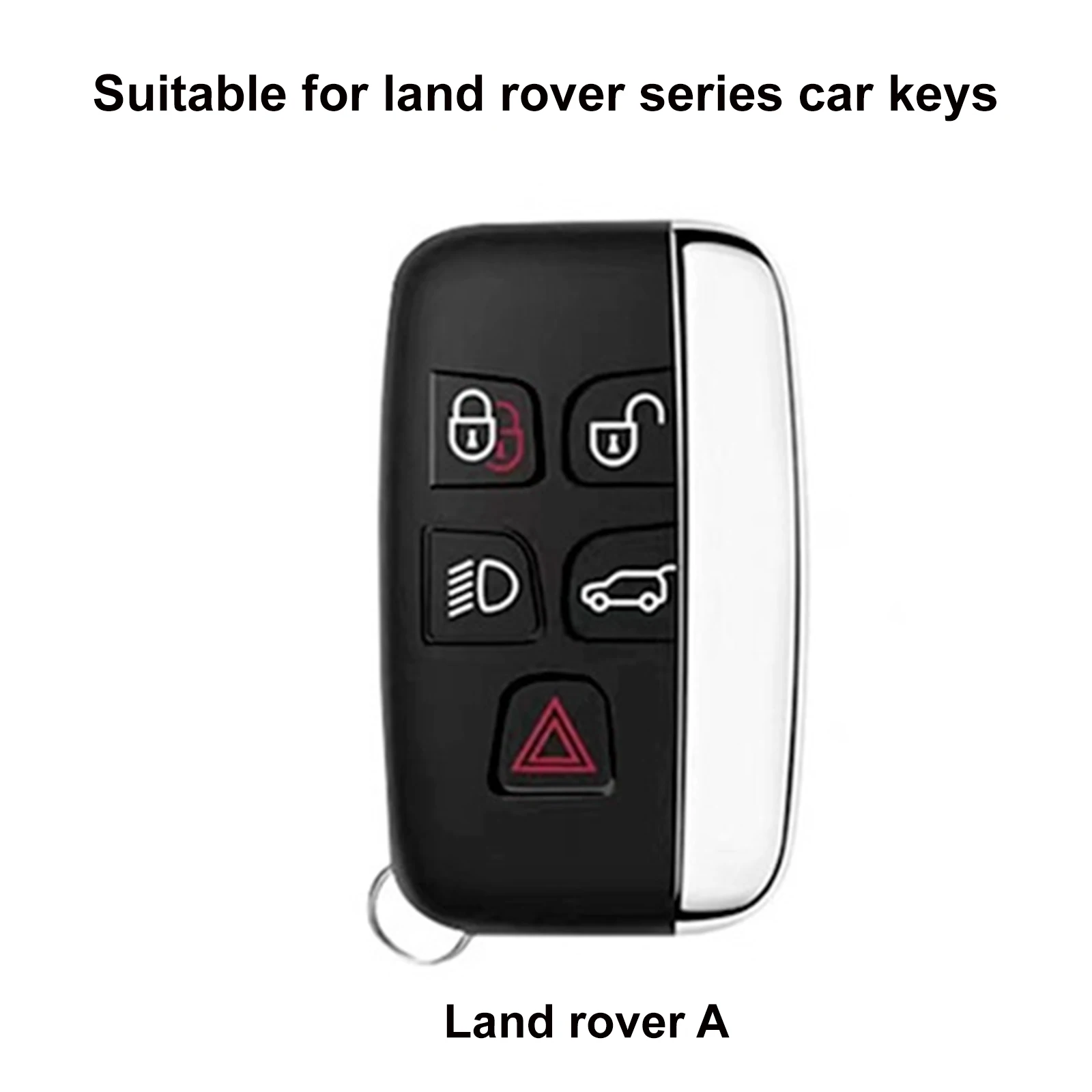 Car Key Premium PU Leather Car Key Case Cover Shell Fit for Land Rover Range Rover Discovery Evoque Sport Velar for Jaguar XE E-Pace H250113