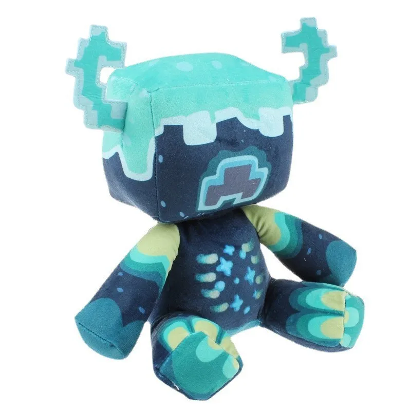 25cm My World Kawaii Plush Toy 2025 Warden Doll Crystal Super Soft Anime Plushie Creeper Toys for new Children Kids Christmas Gift