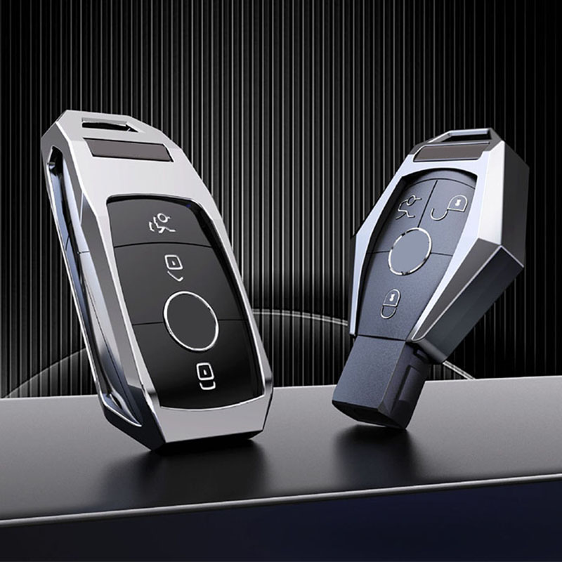 Zinc Alloy Car Key Case Cover for Mercedes Benz A B C E S G Class GlC CLE CLA CLS CLK GLB GLS SLK AMG W203 W211 W213 W204 W205