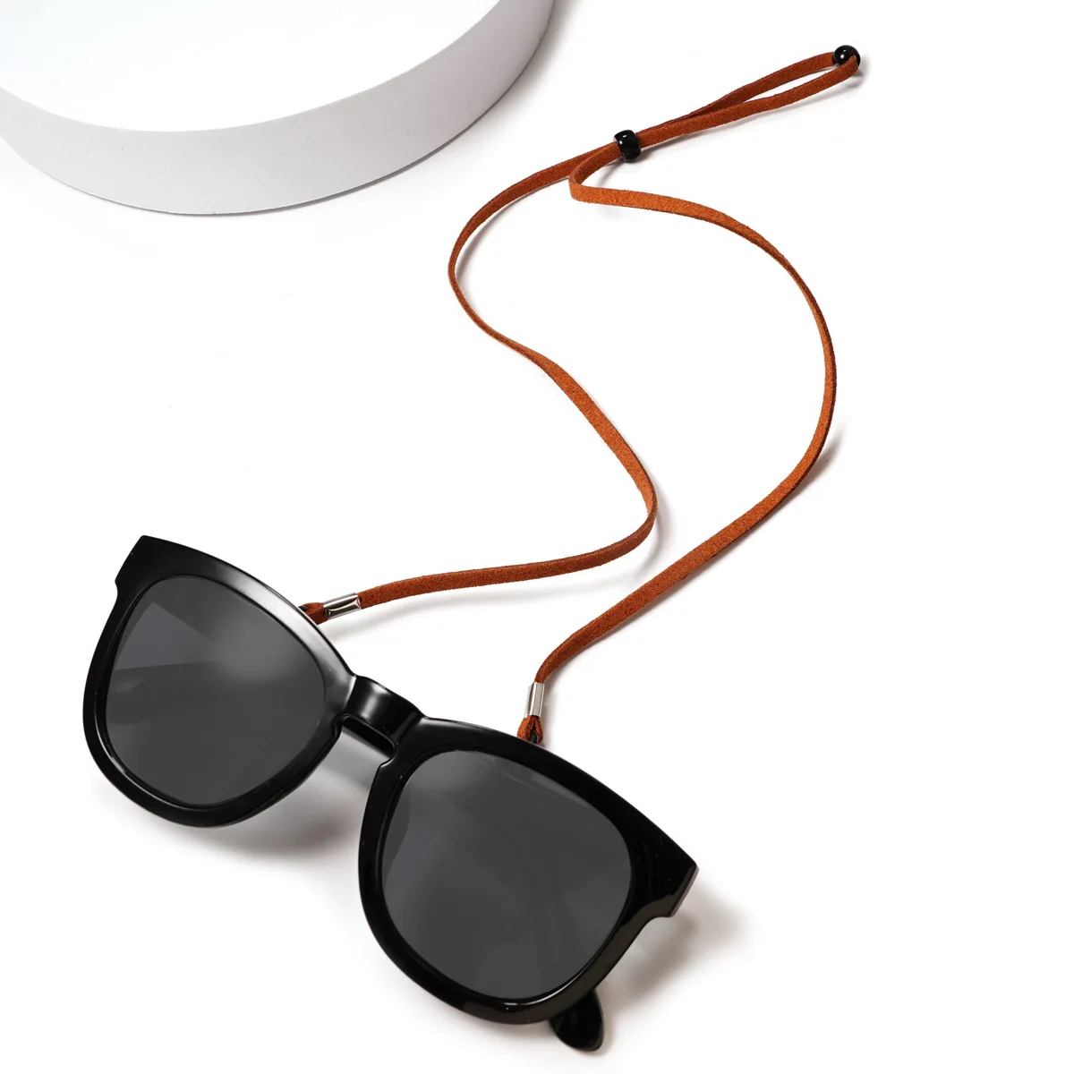 Adjustable Leather Eyeglasses Chain Holder Cord Read Fixed Sunglasses Lanyard 2025 Rope Men Women new Anti Slip Glasses String Strap