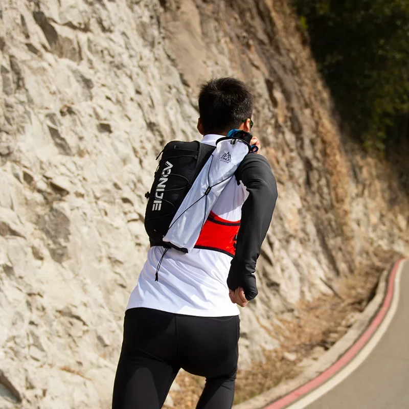AONIJIE E4418 C9112 Lightweight External Hiking Pole Storage Bag Fish Bone Pocket Opening Tightening Buggy Bag