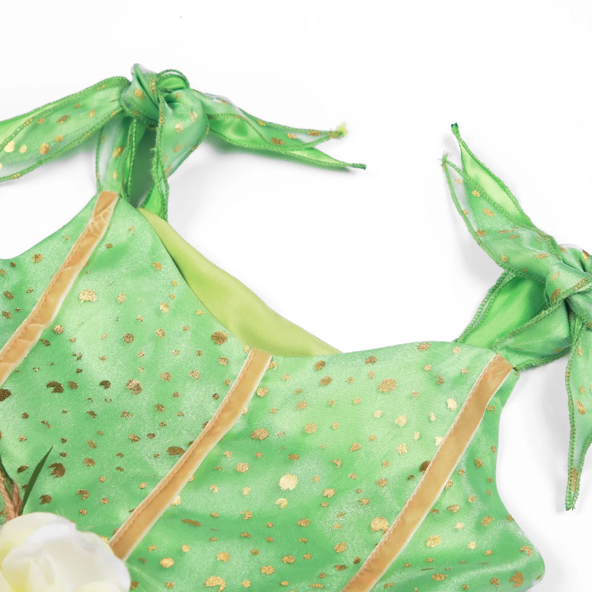 Little Dingdang Dress Baby Girl Picture Princess Clothing Birthday Christmas Gift Role Playing Role Playing Party Dressing Green Frog 240520bj