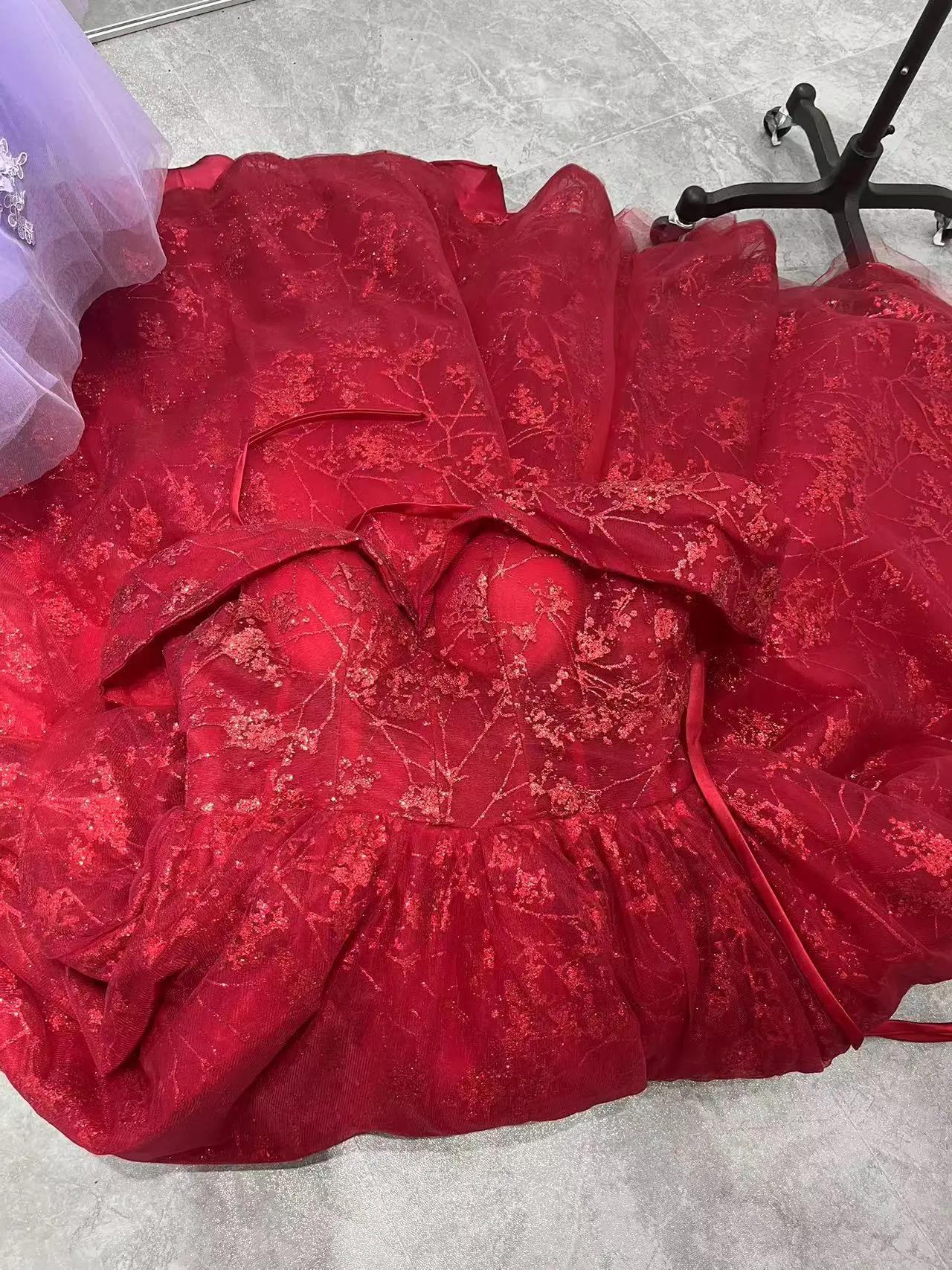 Ashely Alsa Wine Red Quinceanera Dresses Cap Sleeve Ball Prom Birthday Party Gown Sweet 16 15 Year Christening Pageant Dress