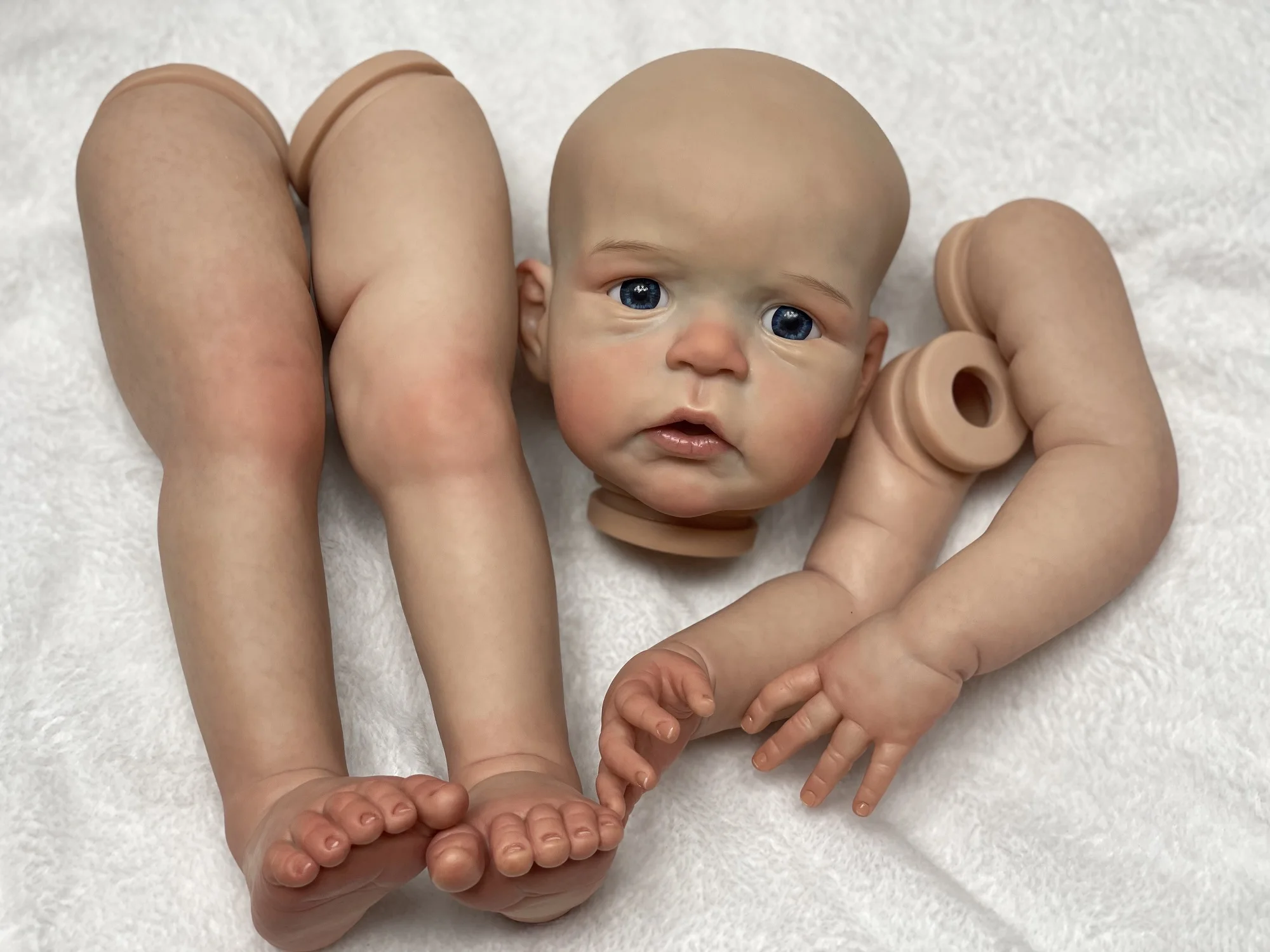 66cm Sandie Artist Oil Paint Reborn Doll Kits Lifelike Real Bebe Reborn DIY Vinyl Bebe Kits Kit Reborn Sin Pintar