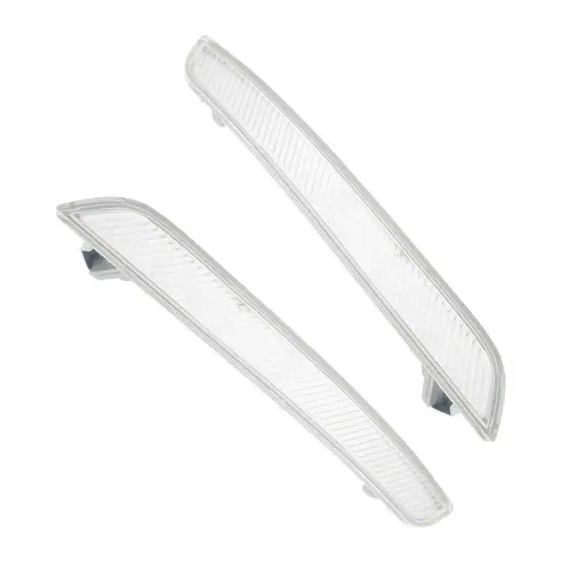 Front Bumper Reflector Clear White Improve Car Visibility Side Marker Reflector for BMW X6 E71 2008 2009 2010 2011 2012 2013