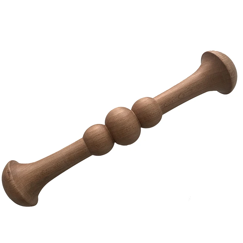 new Wooden Tai Chi Ruler Roll Stick Solid Wood Tai Chi Stick Creative 2025 Wood Exercise Equipment
