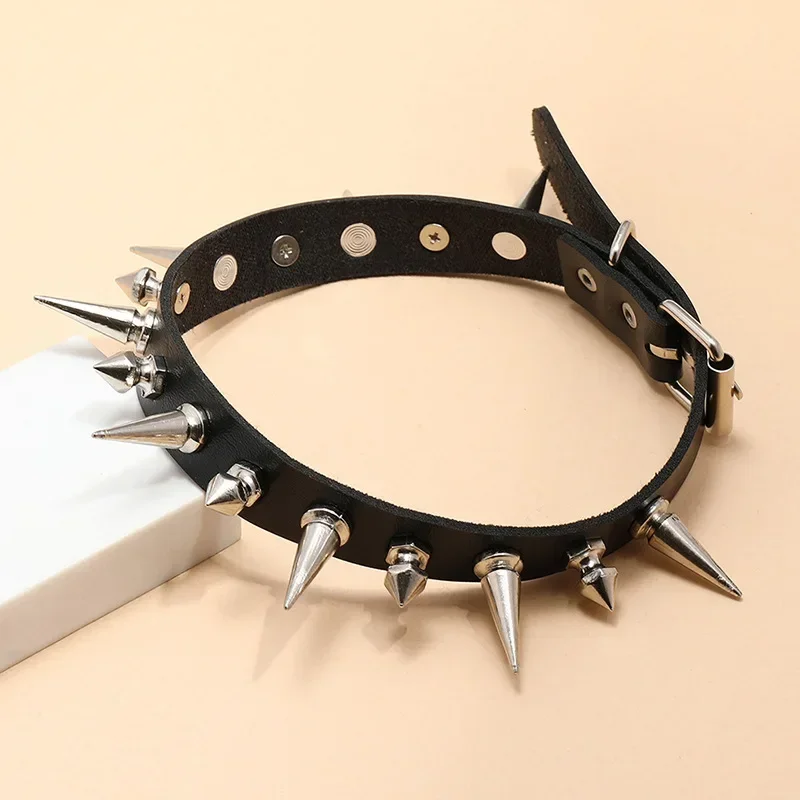 20Styles Cosplay Punk Collar Choker new Sexy Haruku PU Leather 2025 Black Chokers Necklace Chain Pendant Women Rock Gothic Neck Jewelry