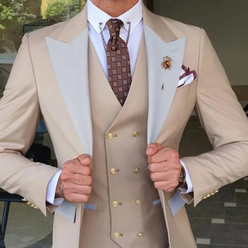 New Arrival 2023 Men's Formal Suit with Plus Size Options for Wedding Parties Trajes Elegante Para Hombres Trajes De Hombre