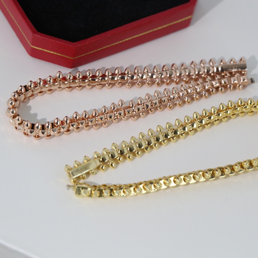 clash Series Bracelet for woman designer for man Gold plated 18K T0P quality official reproductions fashion luxury classic style luxury jewelry exquisite gift 001