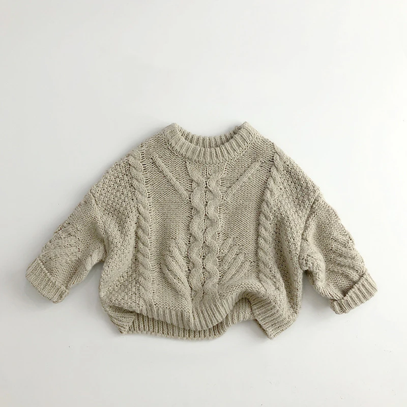 MILANCEL Chidren Sweaters Vintage Style Boys Knitwear Warm Kids Pullover Girls Sweaters