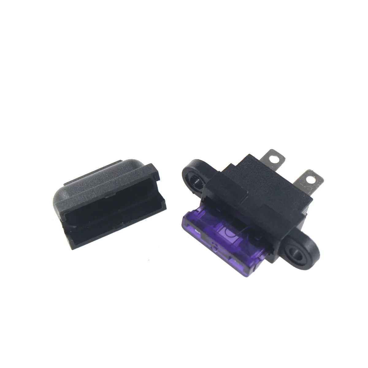 5pcs Medium Car Fuse 1a 2a 3a 5a 4a 7.5a 10a 15a 20a 25a 30a 35a 40a 50a Amp Auto Blade Holder Box for Boat with Cover