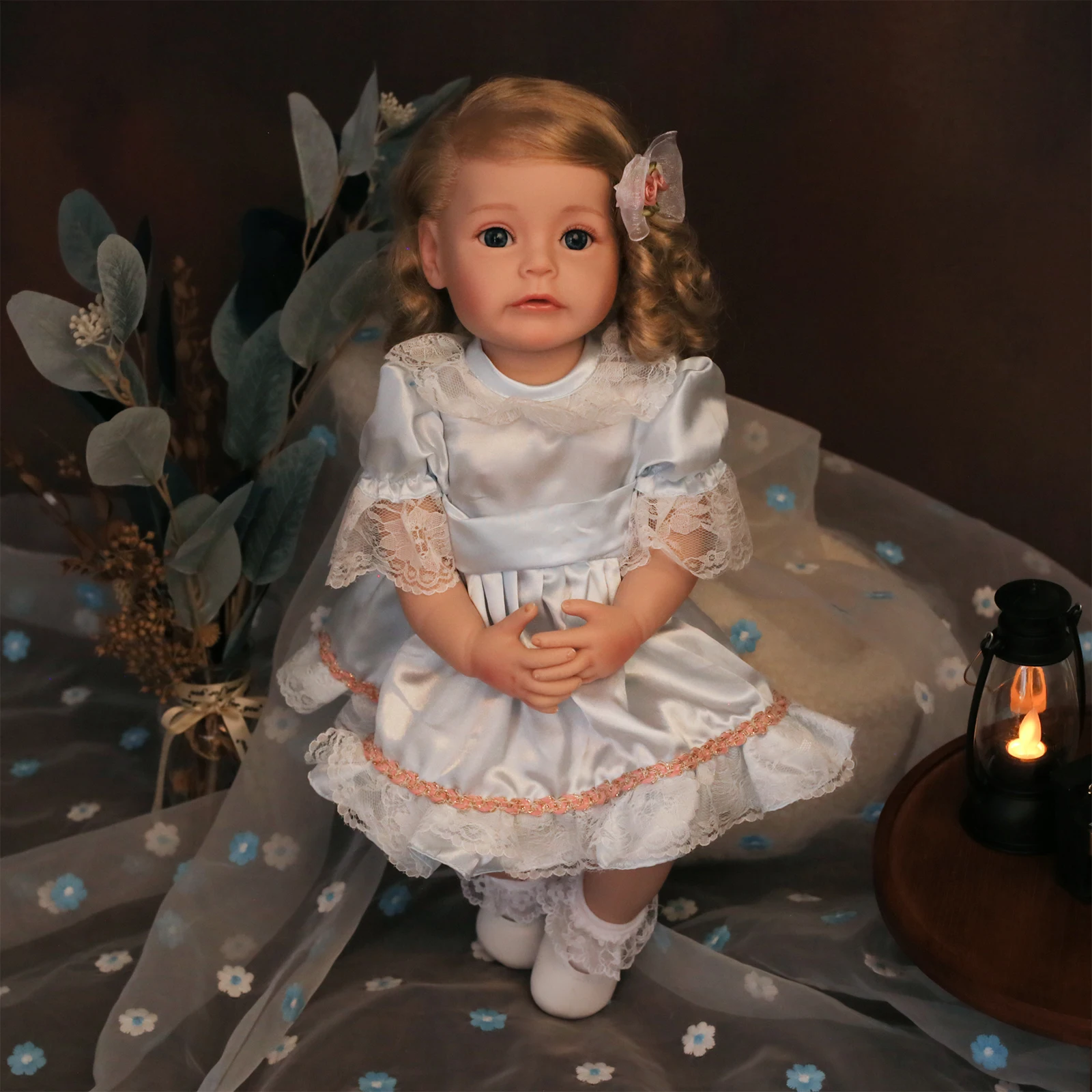 ForestBear 20-inch 50cm Realistic Reborn Baby Dolls - Lifelike Soft Vinyl Body Newborn Doll, Real Life Baby Dolls for Kids 3+