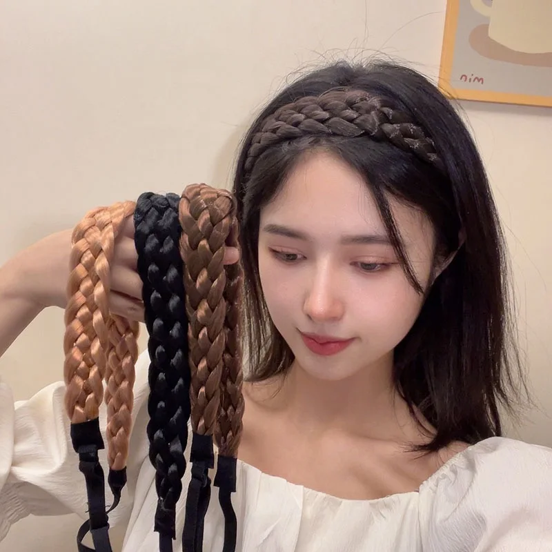 Molans Adjustable Twist Braid new Headband 2025 Braided Hairband Hair Hoop for Women Headbands Hair Accessories