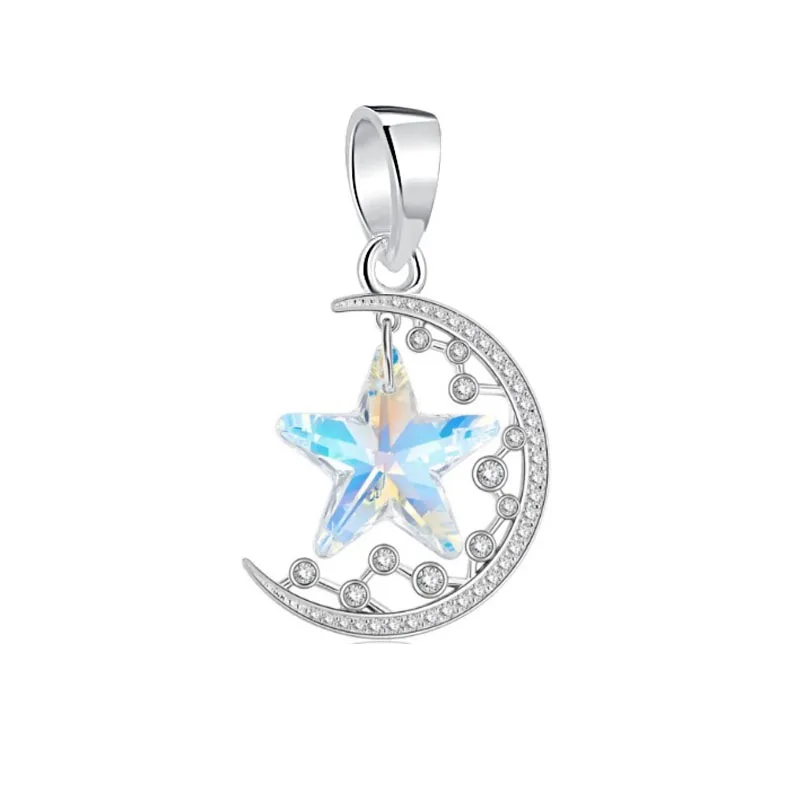 2023 New For Women Jewelry 925 Sterling Silver Blue Buttefly Star Mother Daughter For Original Pandora Bracelet Necklace