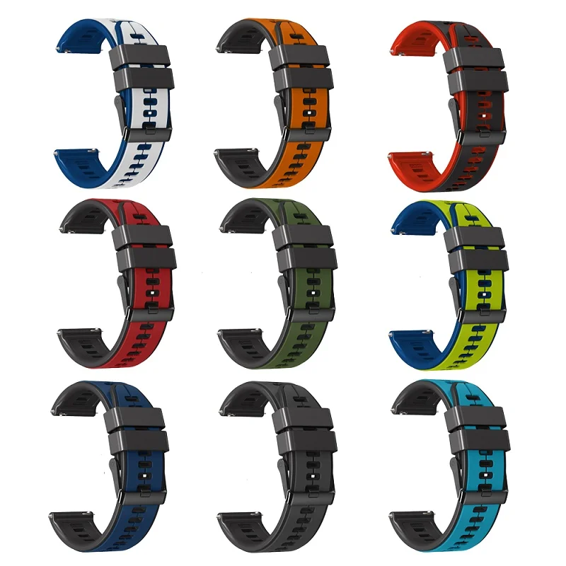 22mm Smart Watch Band For Huawei Watch GT3 46mm GT Active SE Wrist Straps GT 2 GT2 Pro 46mm Watchbands Bracelet Silicone Correa