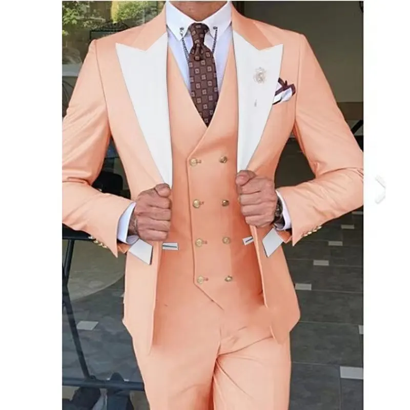New Arrival 2023 Men's Formal Suit with Plus Size Options for Wedding Parties Trajes Elegante Para Hombres Trajes De Hombre