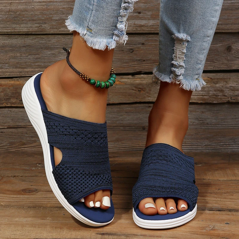 Shoes Women 2023 New Sandals Beach Sandals Woman new Slip On Elegant 2025 Ladies Shoes Slipper Sexy Female Zapatos De Mujer Footwear