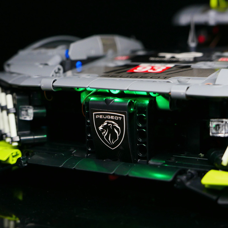 NEW Led Light Set For 42156 Technical Car Peugeoted 9X8 24H Le Mans Hybrid Hypercar Building Blocks Toys Not Include Car