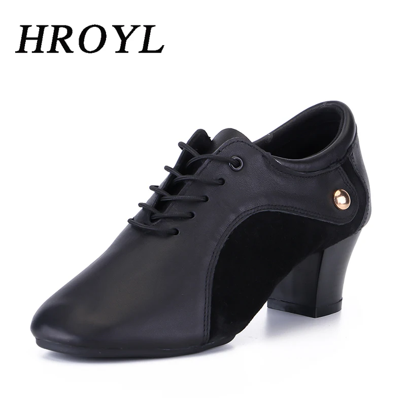 HROYL Men's Dance Shoes For 2025 Men Boy Unisex Latin Sumba Men Women Girls Ballroom Modern new Tango Jazz Salsa Practice Training Shoes