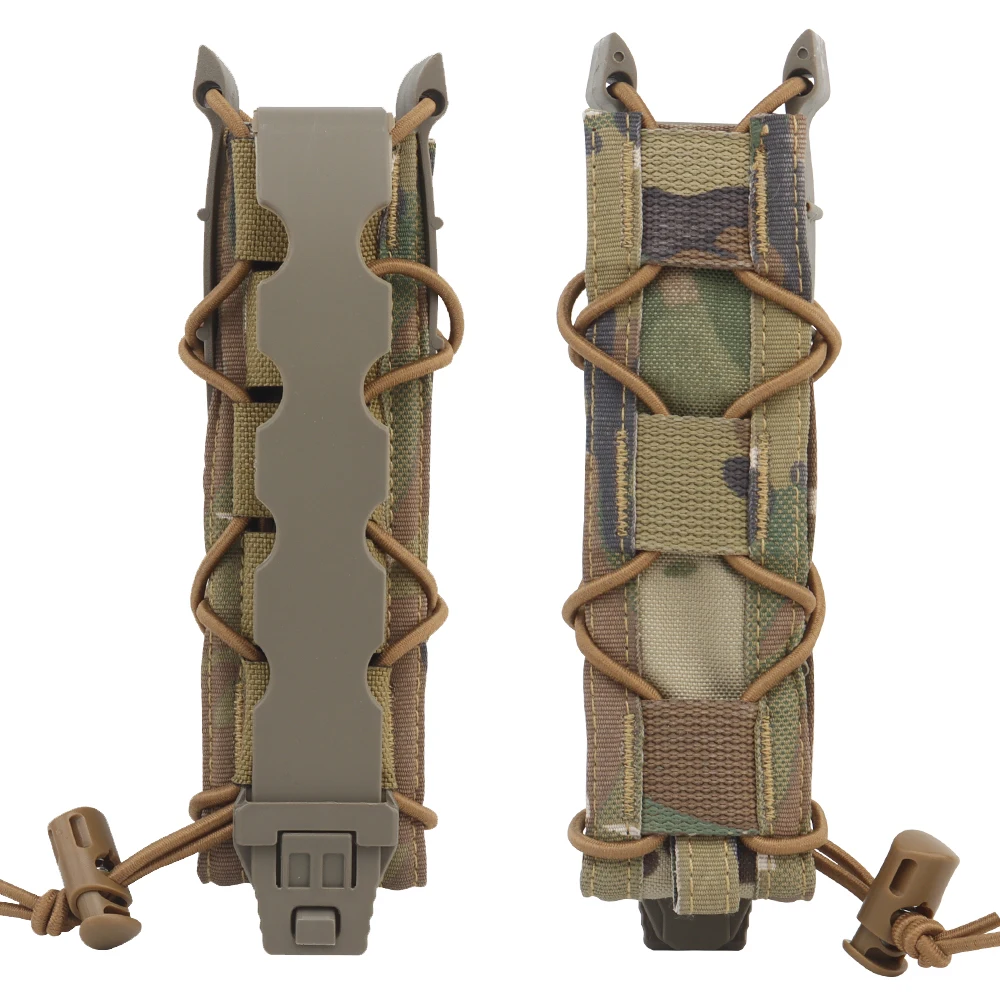 Tactical MOLLE Magazine Pouch Modular MP5 MP7 Mag Pouch Carrier Military Hunting Airsoft Pistol 9mm .45 Long Magazine Holster