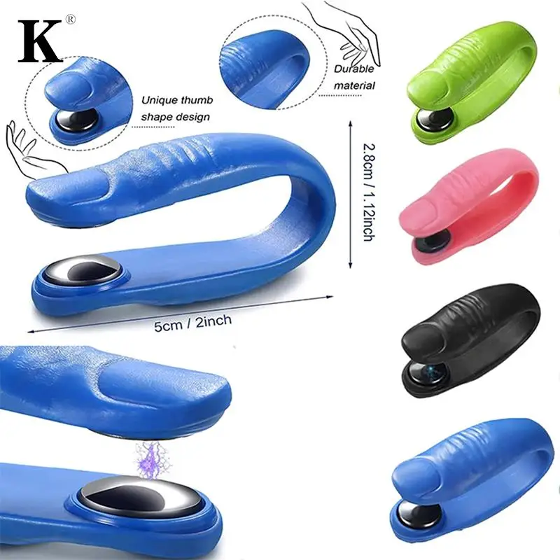 Magnetic Finger Joint Tiger Point Massage Clip Hand Meridian Massager Acupressure Clip For Thumbs Headache Blood Circulation