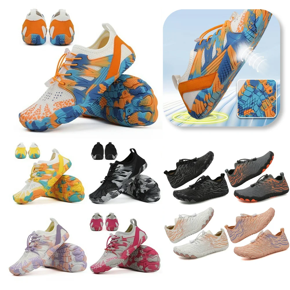 Diving Sneaker Non-slip Swim Beach Aqua Shoes Quick Dry Running Shoes Breathable Wear-resistant Outdoor Supplies for Lake Hiking