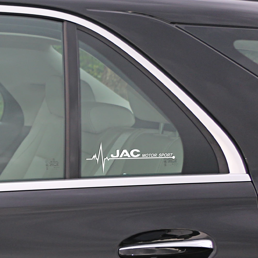 2PCS Car Side Window Stickers For JAC Refine J3 J2 S5 A5 J5 J6 J4 Vapour S2 T8 Auto Tuning Accessories Vinyl Film Decals