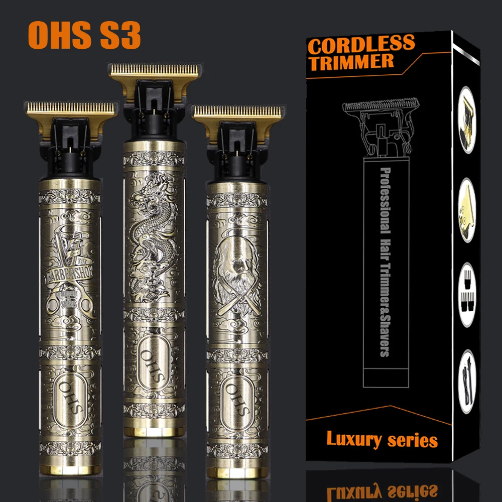 OHS S3 T9 All Metal Shaver Travel Portable Electric Barber Electric Pusher Hair Cutting Machine for Women Neuk Jrl