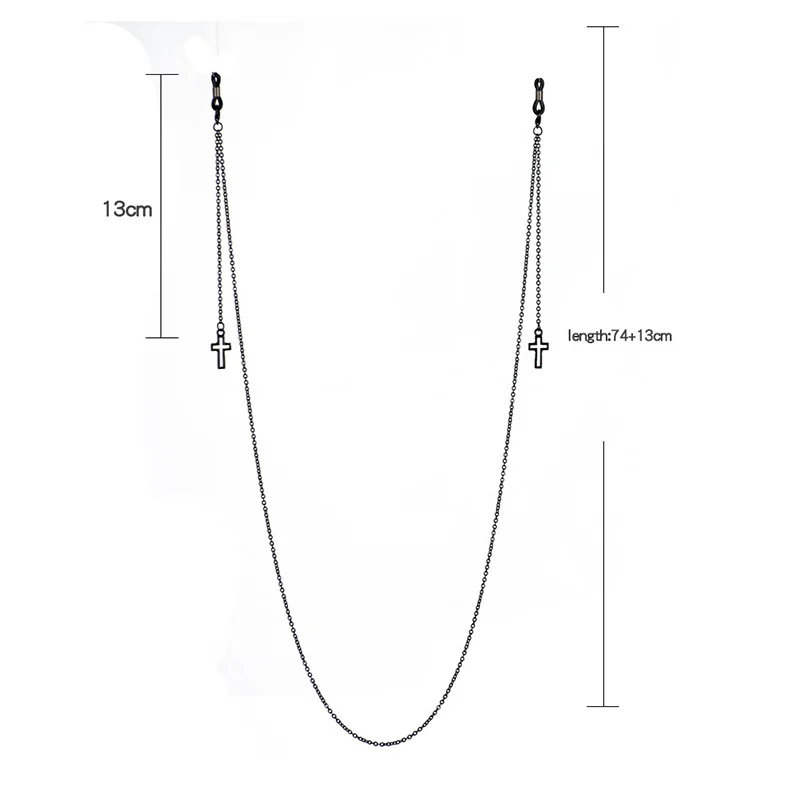 Pendant Sunglasses Chains Cross Eyeglasses Sunglasses Spectacles Metal new Glasses Chain Holder Cord Lanyard 2025 Necklace Eyeglass Strap