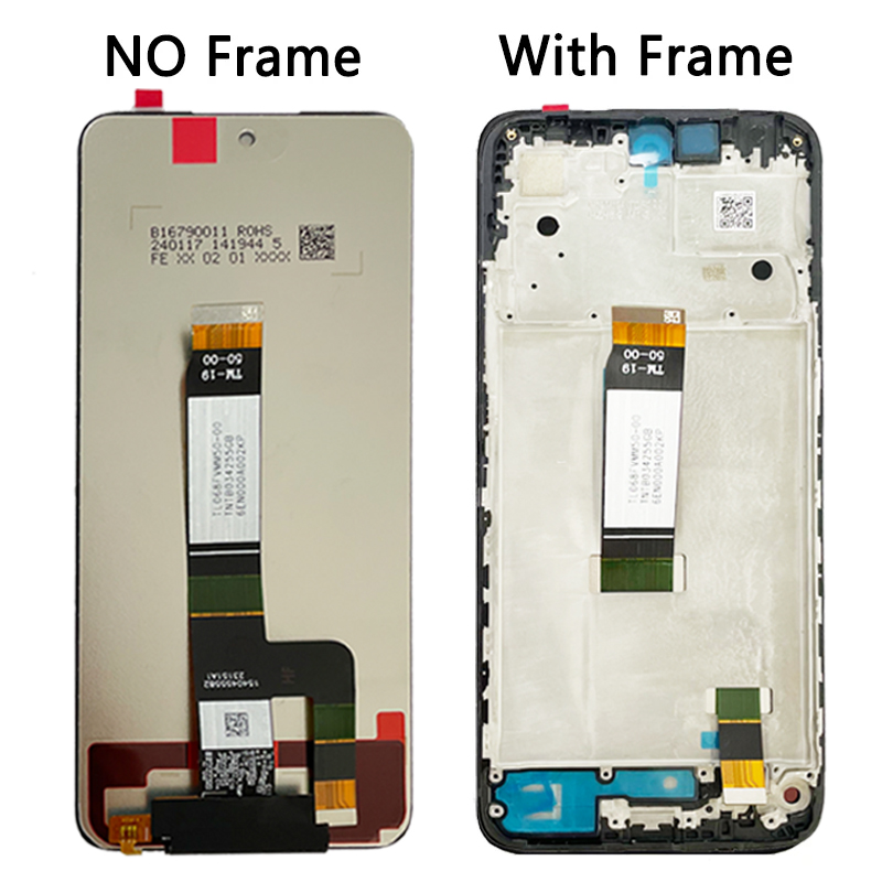 6.79'' Original For Xiaomi Redmi 12 LCD 23053RN02A Display Touch Screen Panel Digitizer For Redmi12 Display Frame