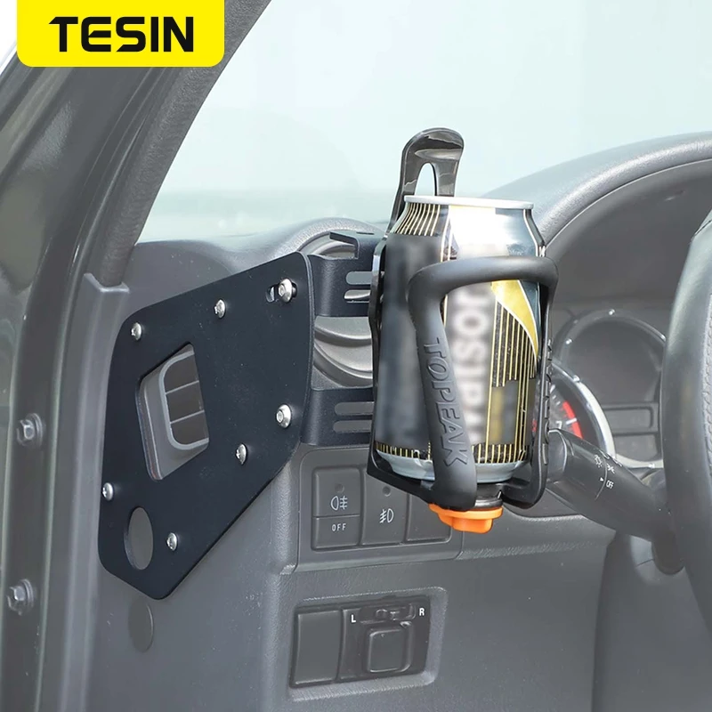 Car Air Conditioning Vent Outlet Water Bottle Cup Phone Holder For Suzuki Jimny 2007-2017 Drink Holders Interior Accessories
