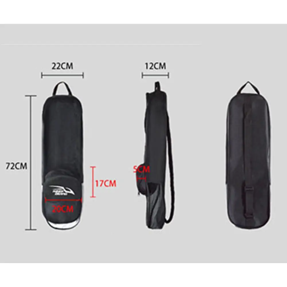 1PCS new Portable Diving Bag Waterproof Freediving Fin Bag With 2025 Pocket Adjustable Shoulder Strap For Diving Hiking Swimming Bag
