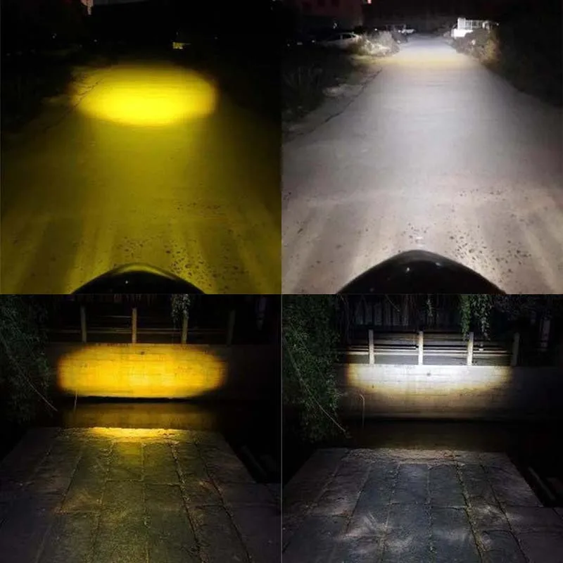 1pcs H4 BA20D Motorcycle new Headlight Moto Led Bulbs 2025 CSP Chip Hi Lo Lens H4 Lamp Fog Lights Scooter Moto Accessories Headlamp 12V