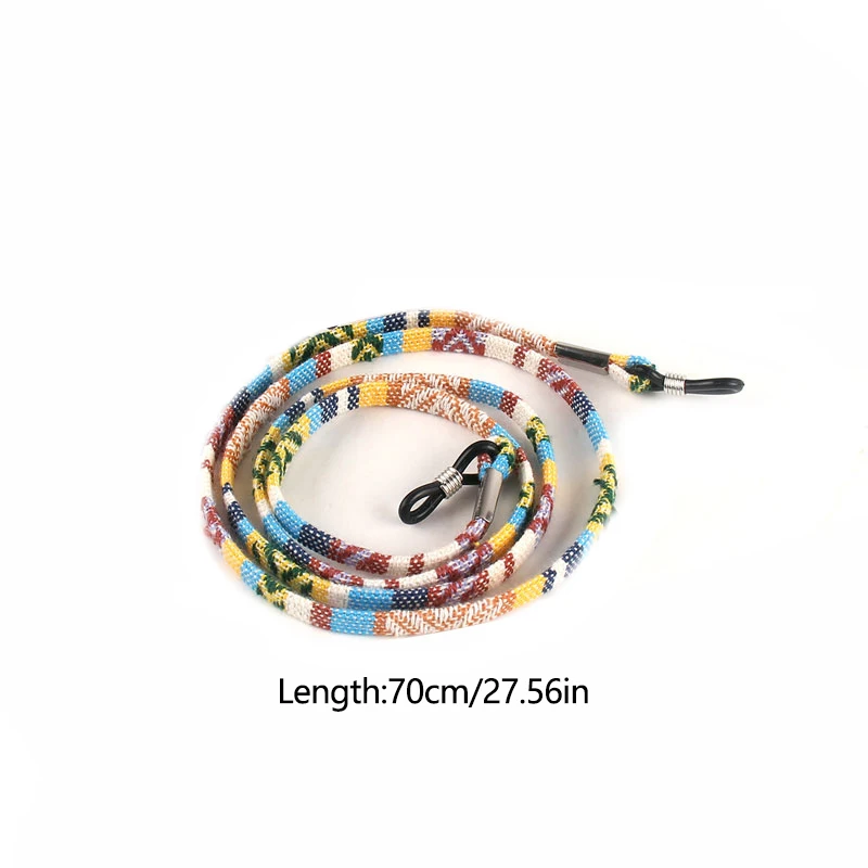 New Fabric Glasses Chain Ethnic Style Glasses Lanyard Anti-lost Useful Colorful Glasses Rope Cloth Durable Sunglasses Chain