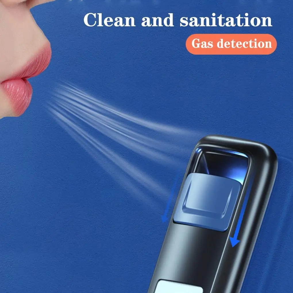 2024 Non-Contact Alcohol Tester with Digital Display Screen USB Rechargeable Breathalyzer Analyzer High Accuracy Breathalyzer