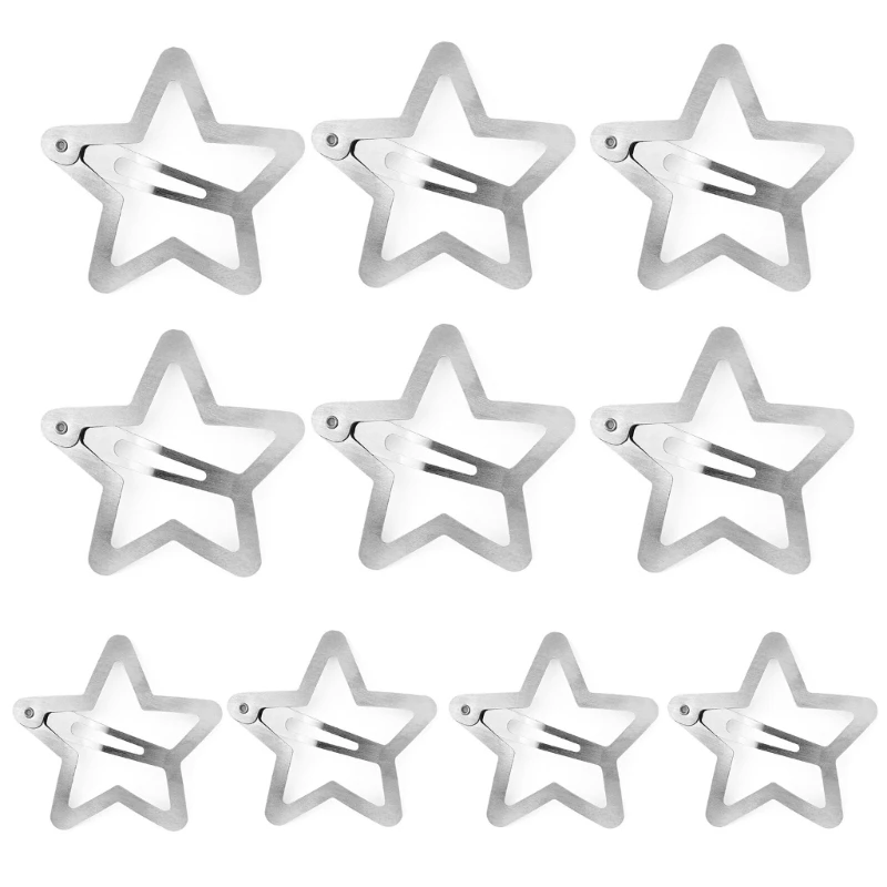 Ins Style Metal Star Pentagram Hairpin for Woman Cute new Sweet Style Charm 2025 Hair Clip Aesthetics Y2k Hair Accessories