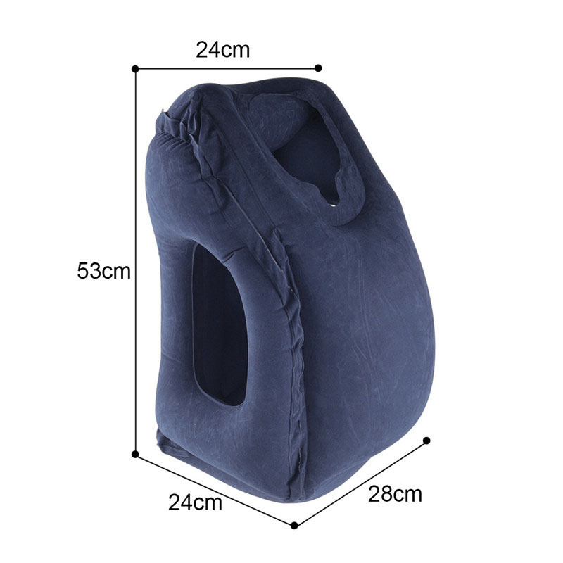 PVC Iatable 2025 Air Travel Pillow Portable Headrest Chin Support Cushions new for Airplane Plane Car Office Rest Neck Nap Pillows