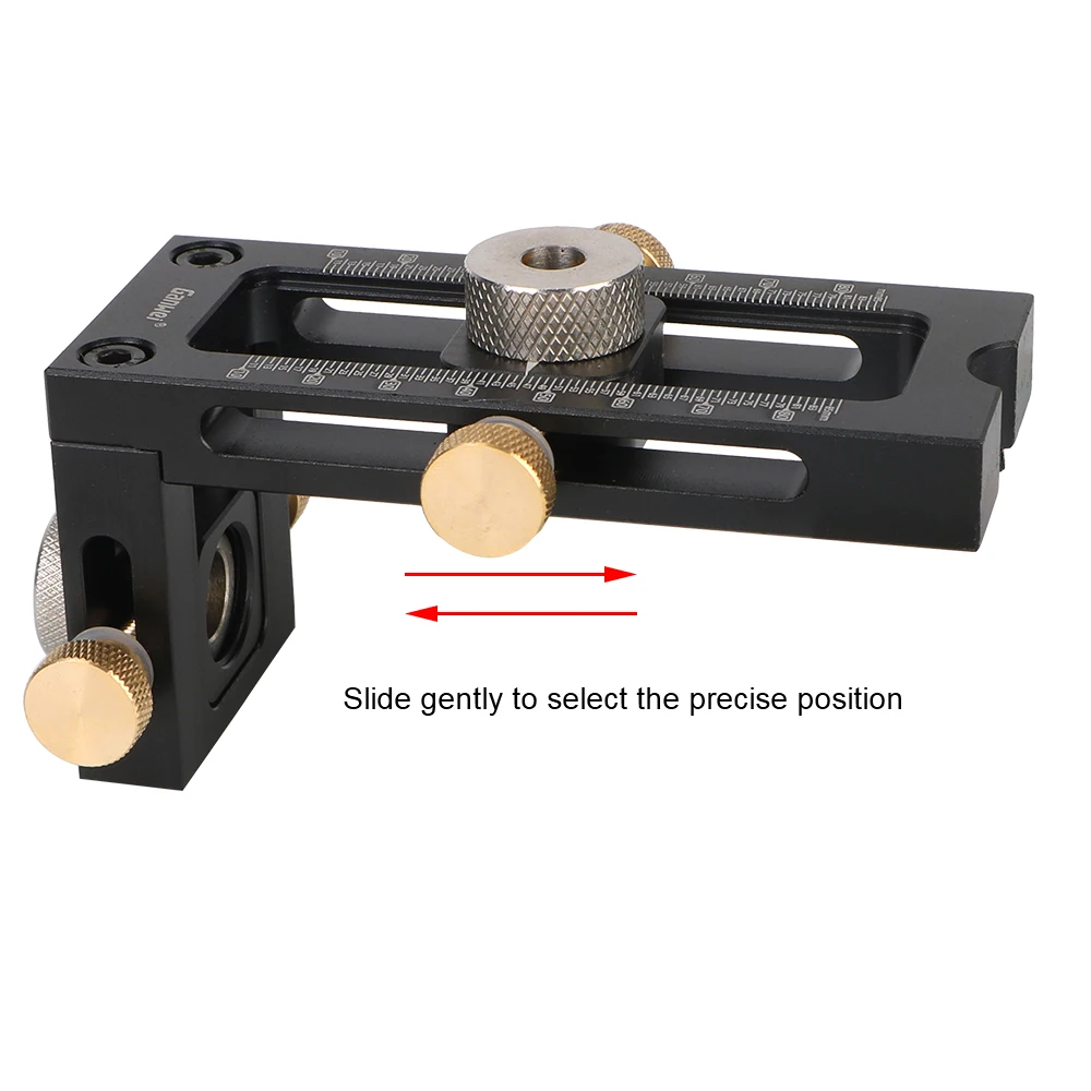 Screw Jig Cross Oblique Flat Head Puncher Woodworking 2 in 1 Bed Cabinet Screws Punch Locator Adjustable Drill Puncher Locator