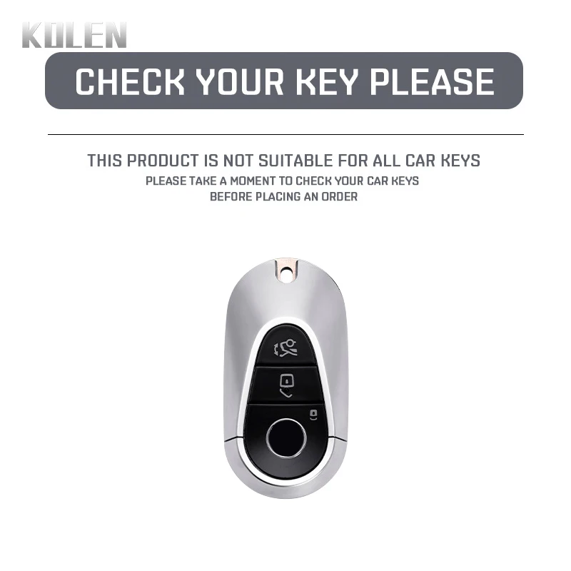 TPU Car Remote Key Case Cover Shell Fob For Mercedes Benz C E Class W223 W206 C260 C300 S450 S500 S400 Protector Holder Keyless