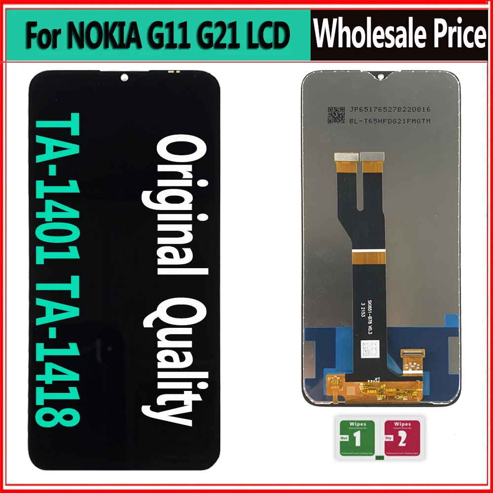 Original For Nokia G11 G21 LCD TA-1401 TA-1418 TA-1477 TA-1415 TA-1404 TA-1405 TA-1412 Display Touch Screen Digitizer Assembly